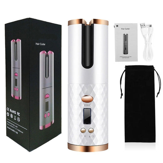 Enhance product title: Smart Hair Curling Rollers - Automatic, Tangle-Free, and Time-Saving Hairstyling Tool
