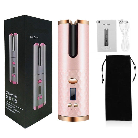 Enhance product title: Smart Hair Curling Rollers - Automatic, Tangle-Free, and Time-Saving Hairstyling Tool