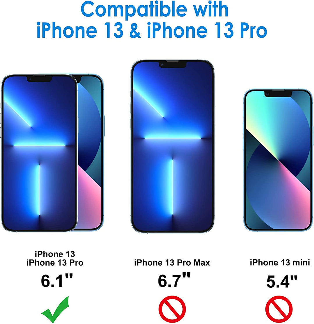 Privacy Screen Protector for Iphone 13/13 Pro 6.1-Inch, anti Spy Tempered Glass Film, 2-Pack